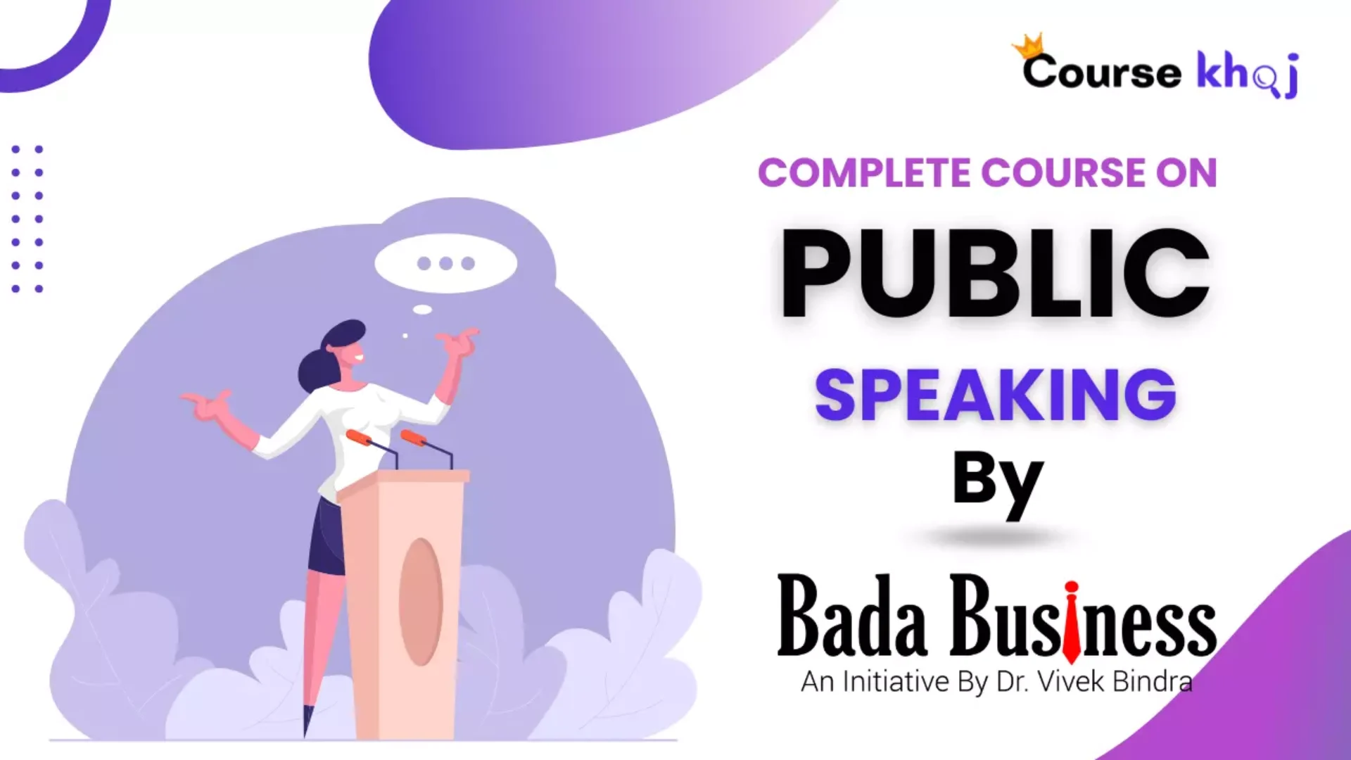 Public Speaking Course by Bada Business