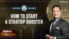 How to Start a Startup Booster